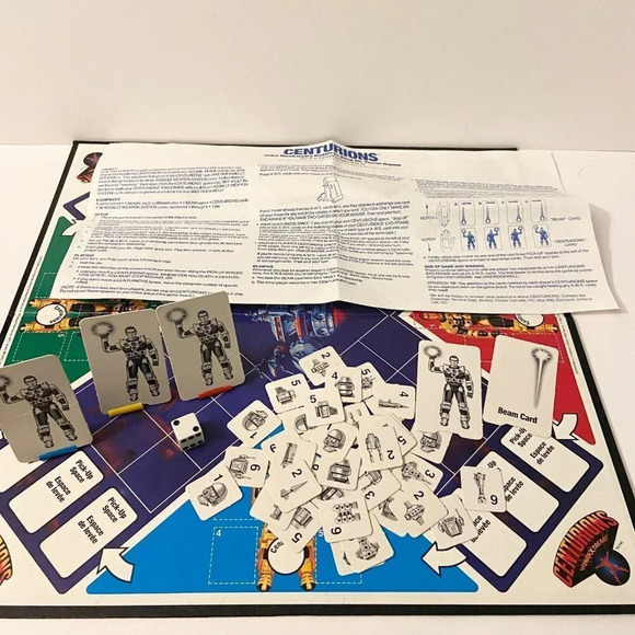 Vintage 1986  Centurions Power Xtreme Board Game Parker Brothers Missing 1 Mover - Picture 5 of 16
